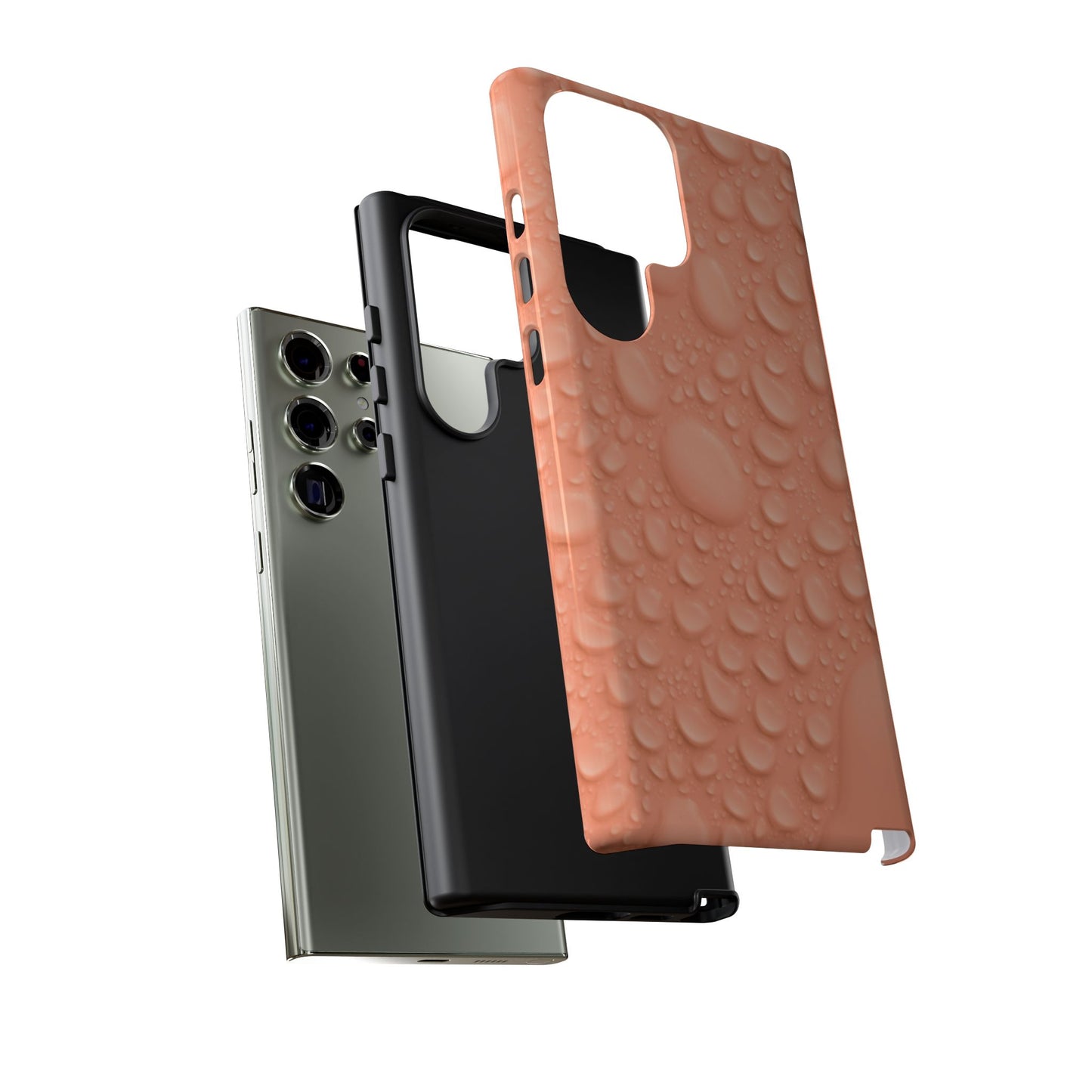 Protective Phone Case – Apricot Rain