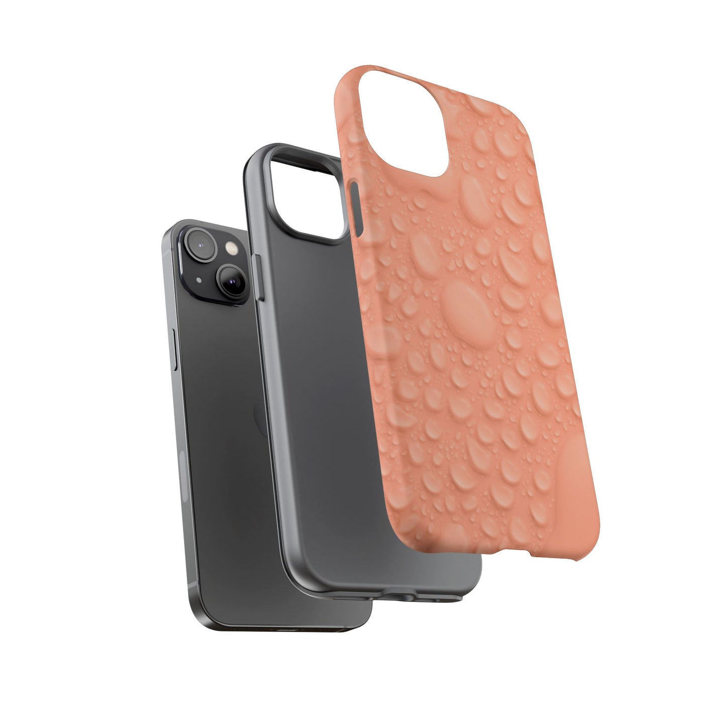 Protective Phone Case – Apricot Rain