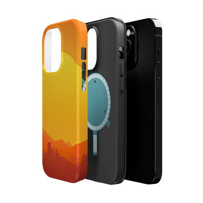 Wireless-Charging Compatible Case – Desert Sunrise