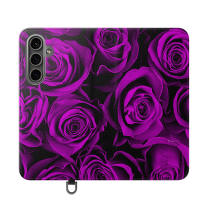 Flip Case – Amethyst Roses