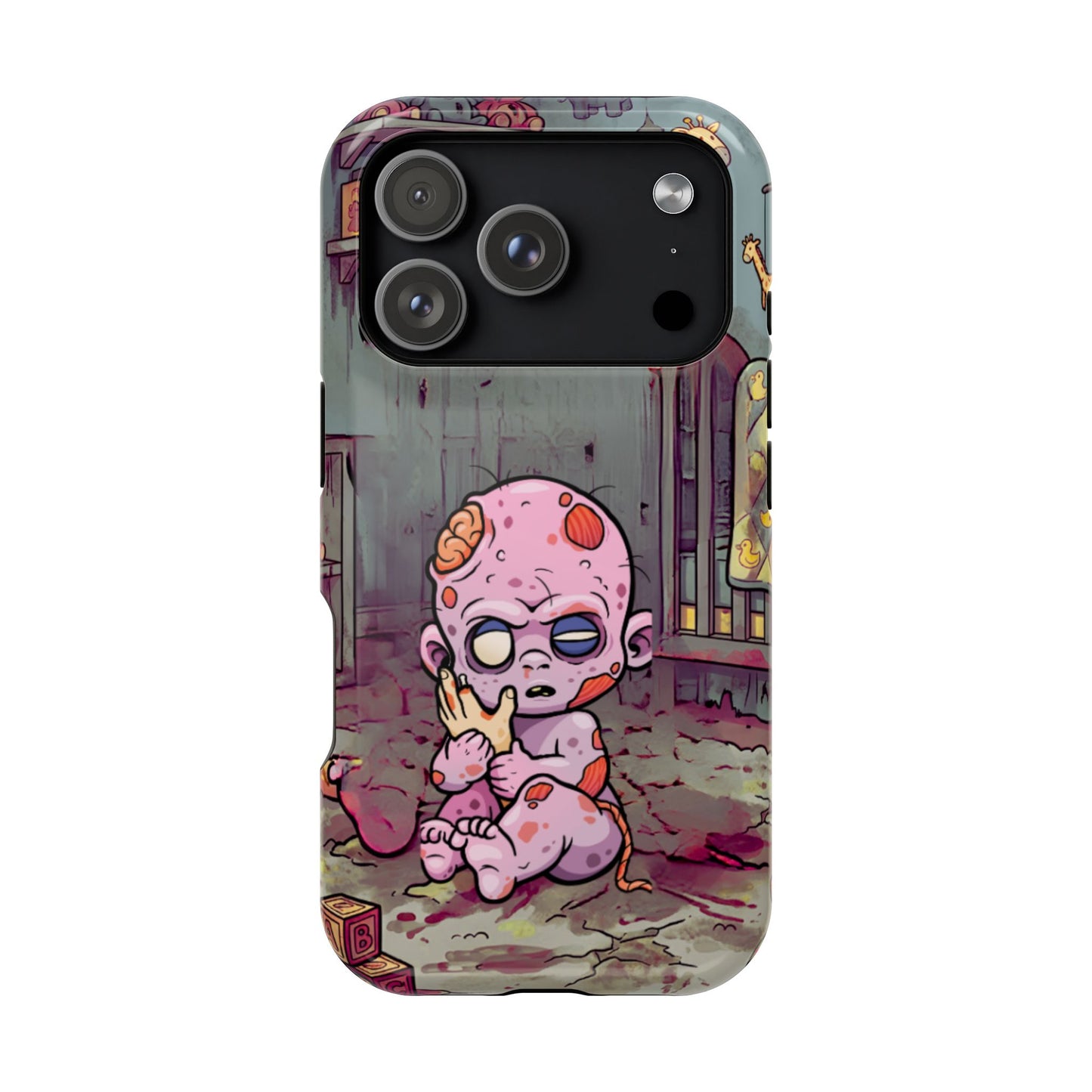 Zombie Baby Phone Case — Cute Creepy Impact-Resistant iPhone Case