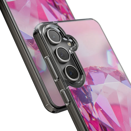 Clear Phone Case – Pink Ice
