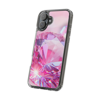 Clear Phone Case – Pink Ice