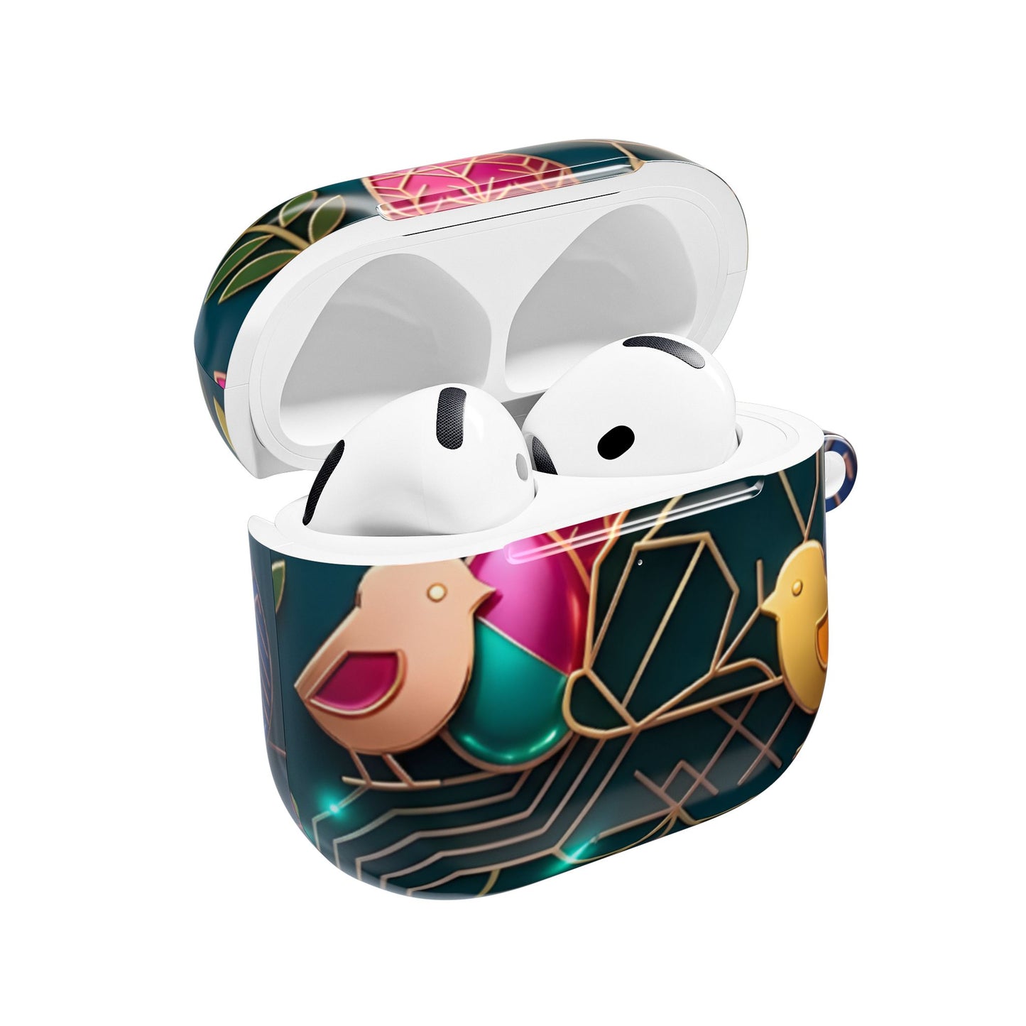 Earbud Case Cover – Jeweled Garden