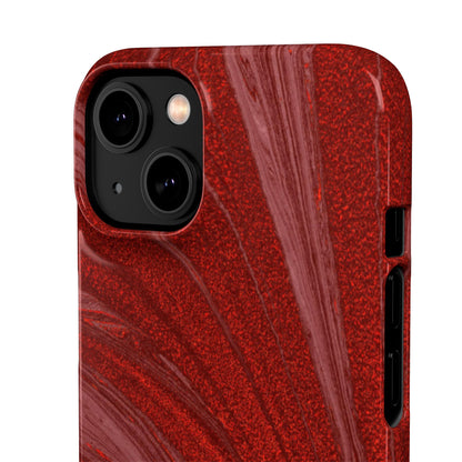 Snap Phone Case – Crimson Current