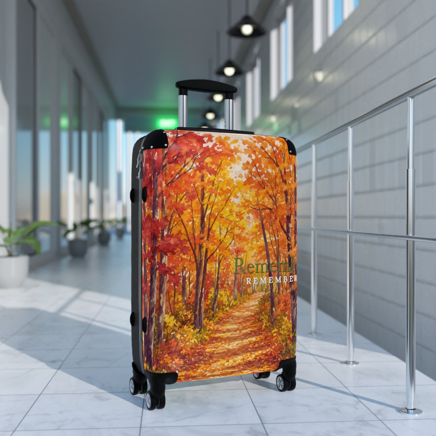 Hard-Shell Suitcase – Autumn Remembered