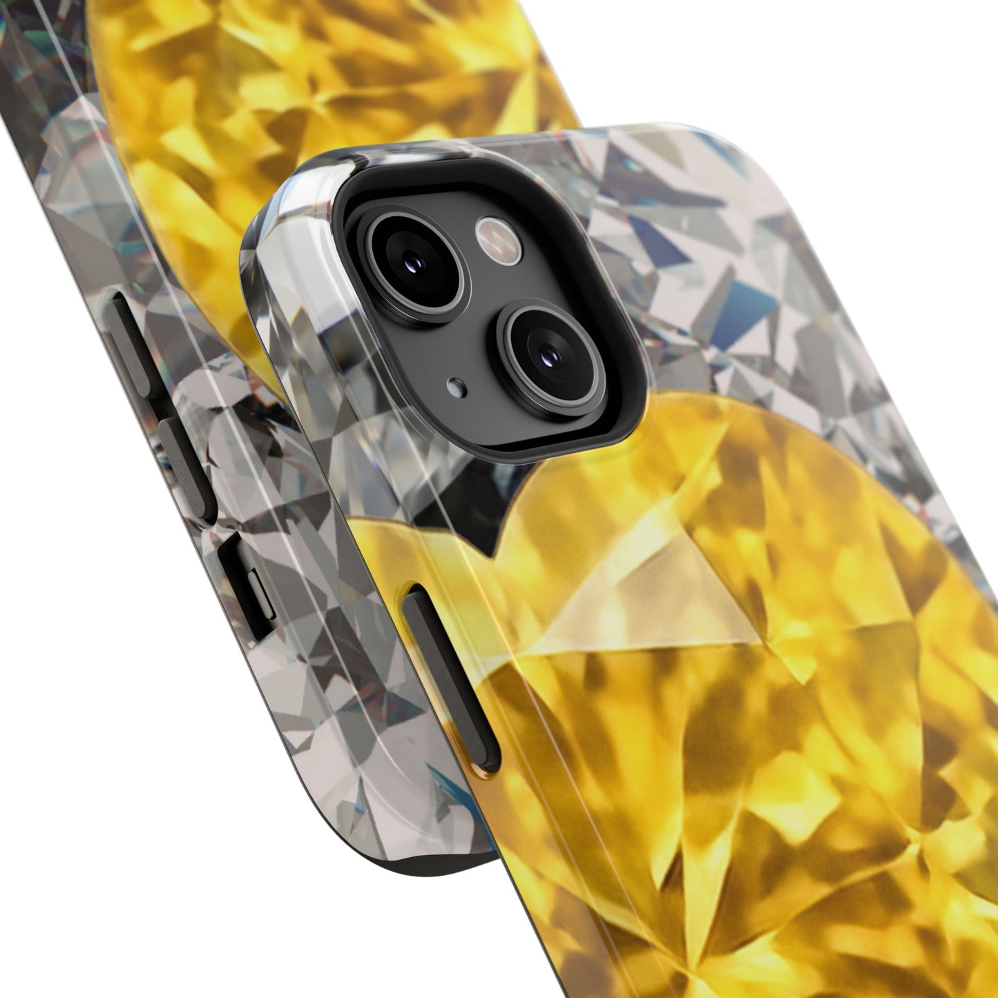 Impact-Resistant Phone Case – Heart of Gold