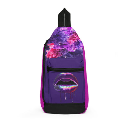 Sling Bag – Purple Haze Lips