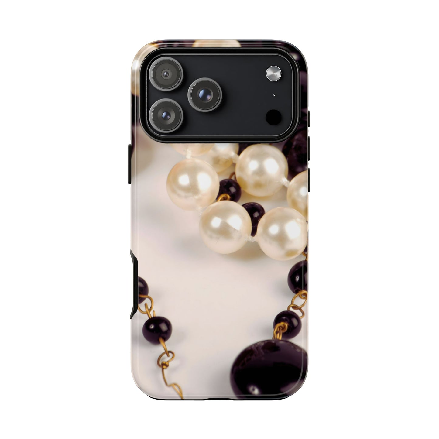 Protective Phone Case – Noir Pearl