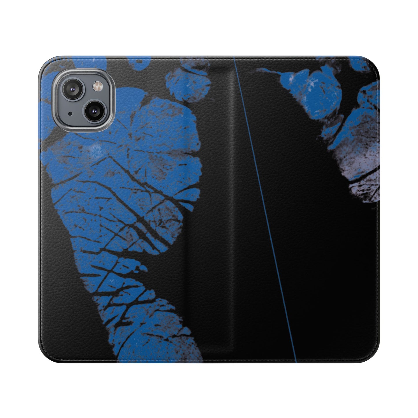 Flip Case – Mom’s Little Blue Footprints