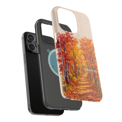 Wireless-Charging Compatible Case – Autumn Remembered – Compatible with iPhone 13–17 & Samsung Galaxy S25–S26 Series