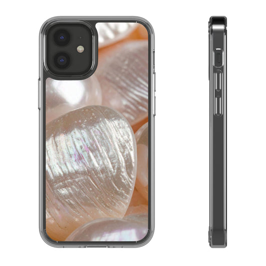 Clear Phone Case – Blush Pearl