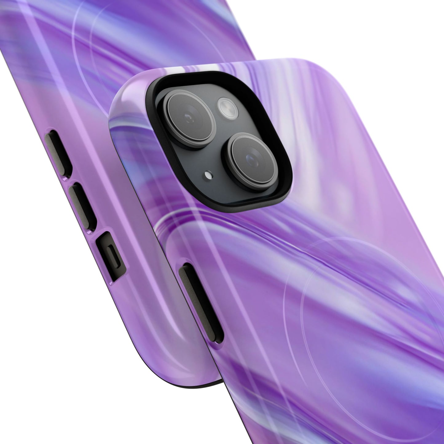 Protective Magnetic Phone Case – Lavender Wave