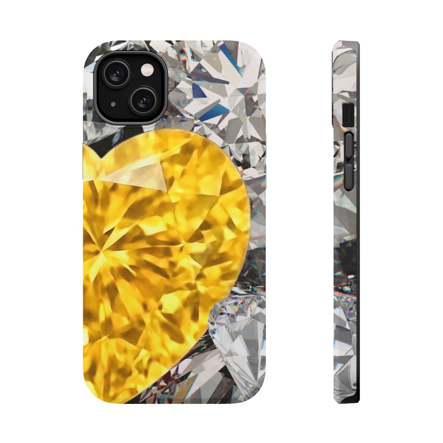 Wireless-Charging Compatible Case – Heart of Gold