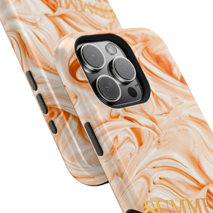Wireless-Charging Compatible Case – Peach Sorbet