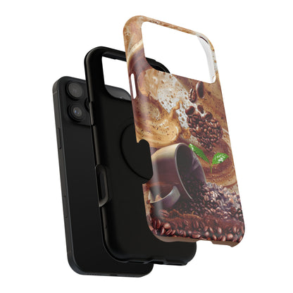Impact-Resistant Phone Case – Love at First Sip – Compatible with iPhone 11–17 & Samsung Galaxy S22–S26 Series