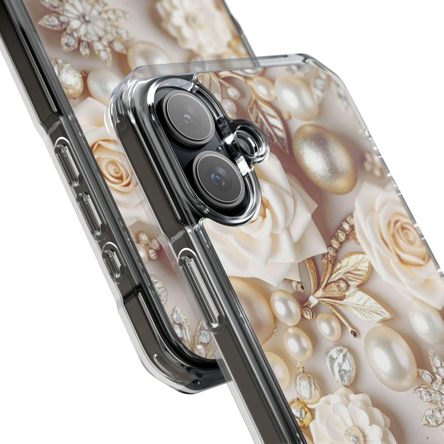 Clear Magnetic Phone Case – Ivory Opulence