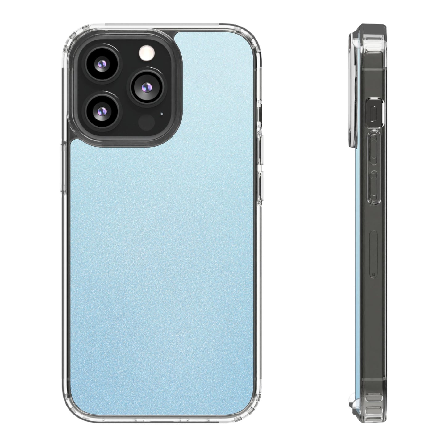 Clear Phone Case – Blue Whisper