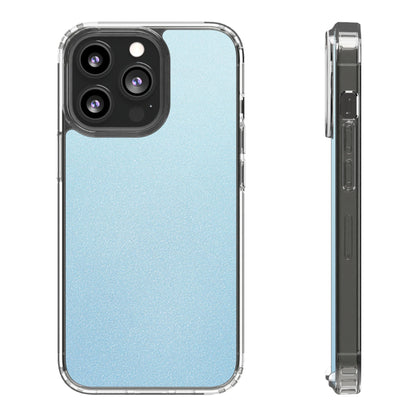 Clear Phone Case – Blue Whisper