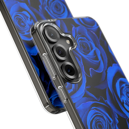 Clear Phone Case – Midnight Bloom