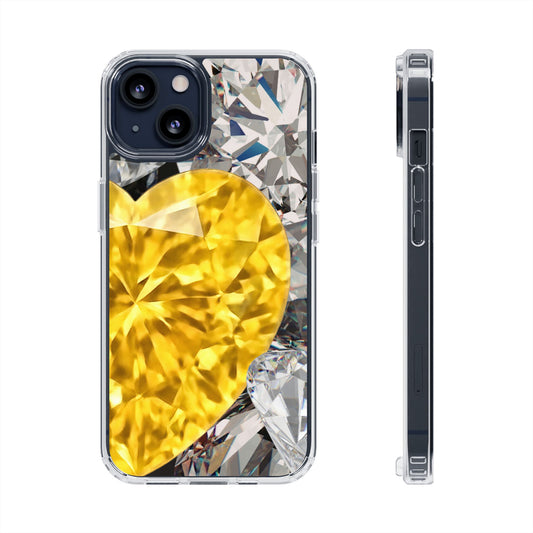 Clear Magnetic Phone Case – Heart of Gold