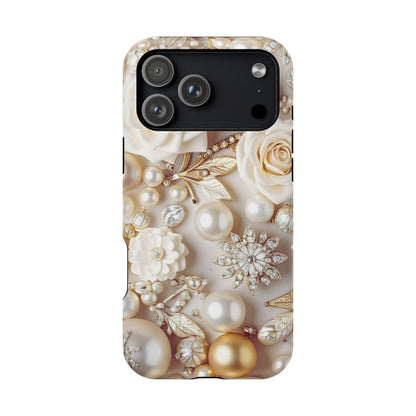 Impact-Resistant Phone Case – Ivory Opulence