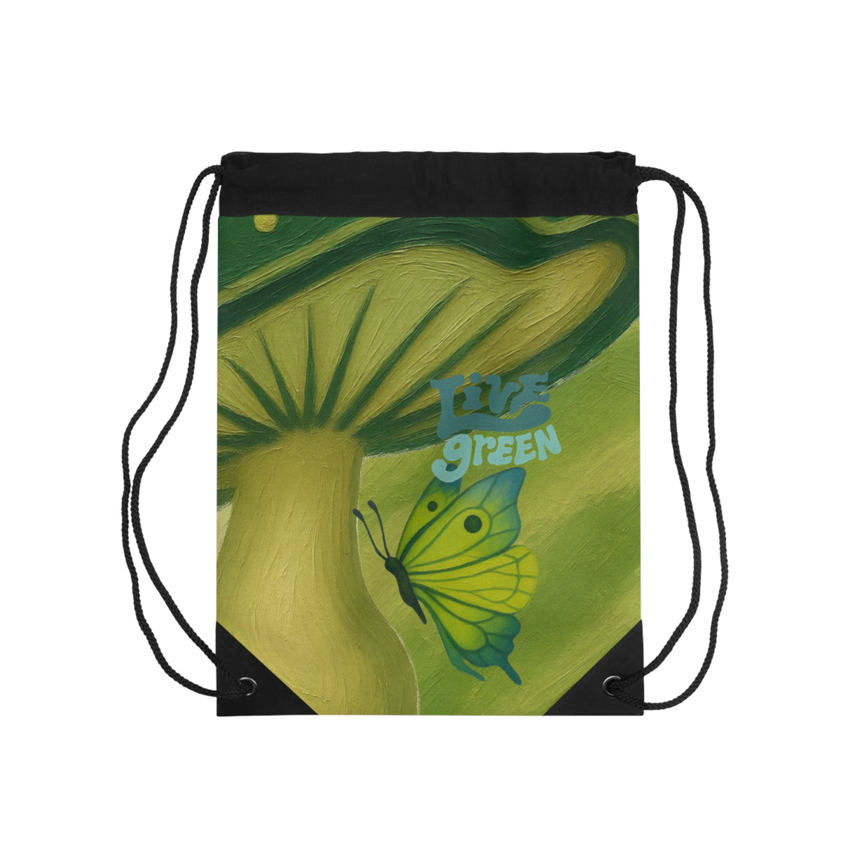 Drawstring Bag – Live Green