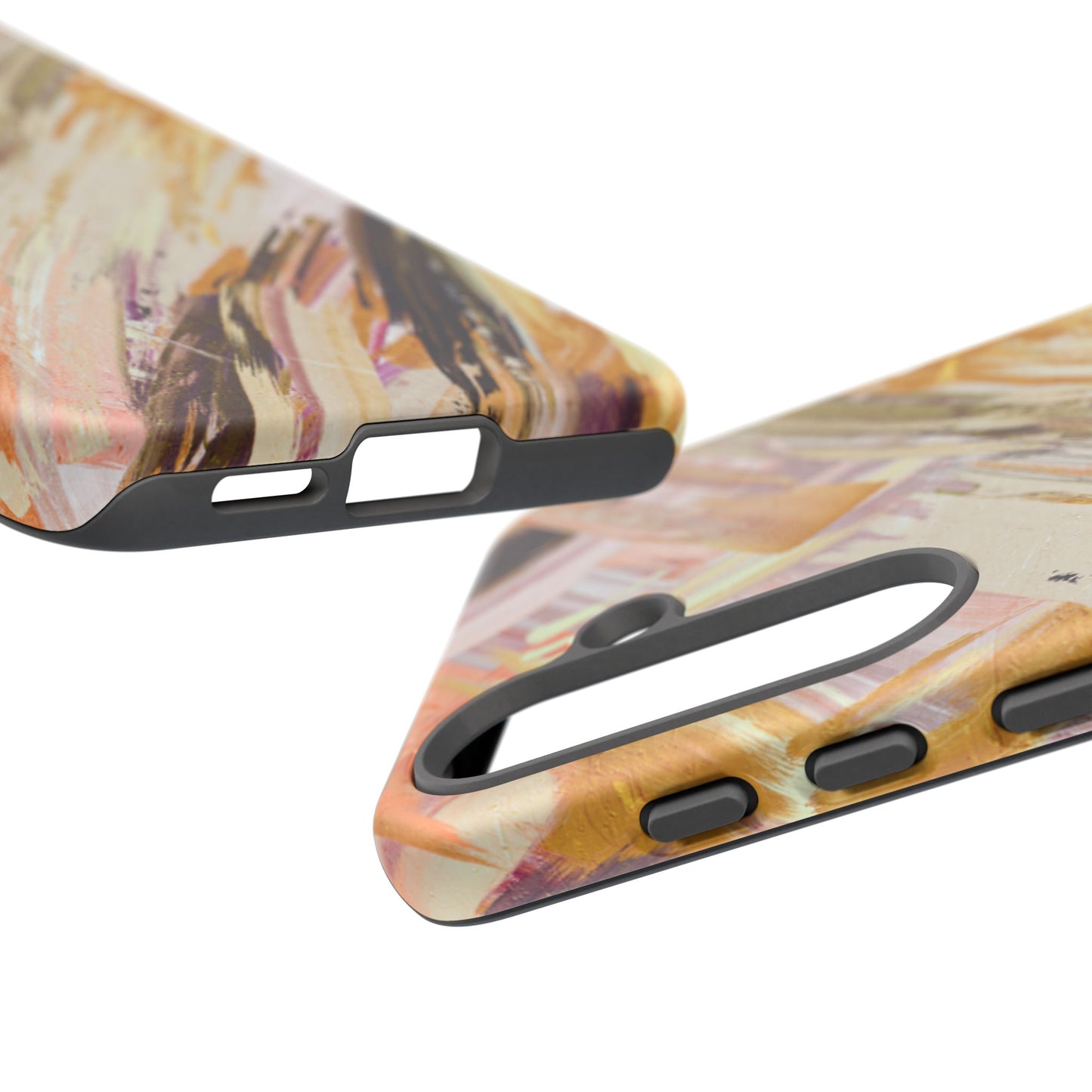 Protective Phone Case – Brush & Bronze