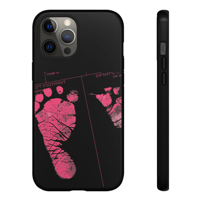 Protective Phone Case – Mom’s Little Pink Footprints
