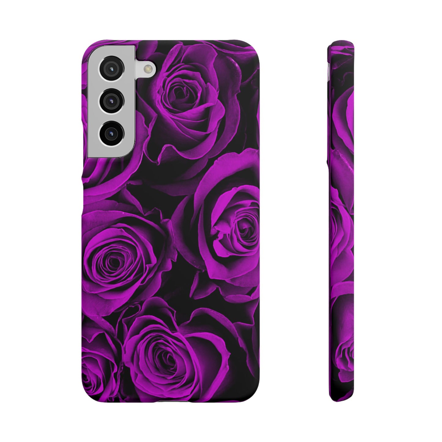 Snap Phone Case – Amethyst Roses