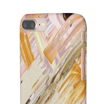 Snap Phone Case – Brush & Bronze