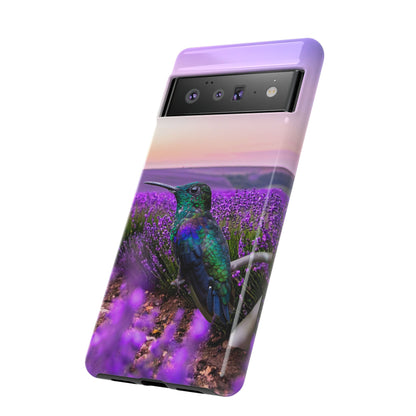 Protective Phone Case – Hummingbird Reverie