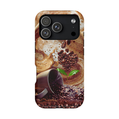 Impact-Resistant Phone Case – Love at First Sip – Compatible with iPhone 11–17 & Samsung Galaxy S22–S26 Series