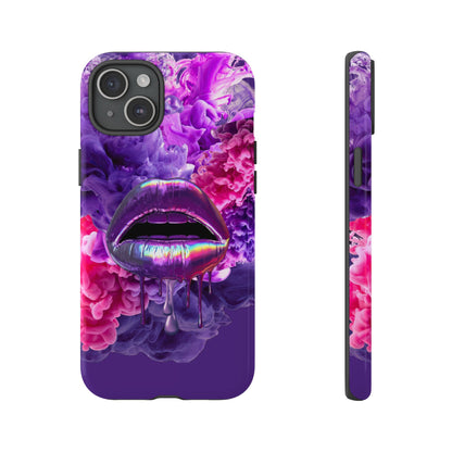 Protective Phone Case – Purple Haze Lips