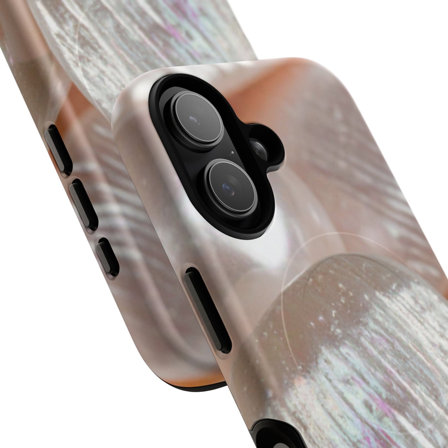 Protective Magnetic Phone Case – Blush Pearl