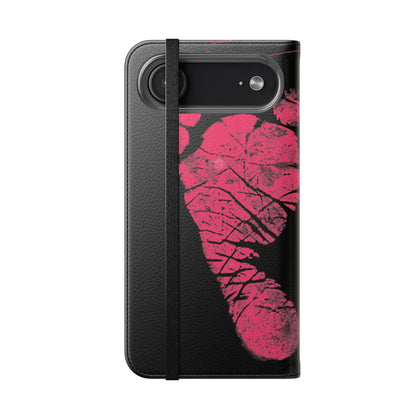 Flip Case – Mom’s Little Pink Footprints