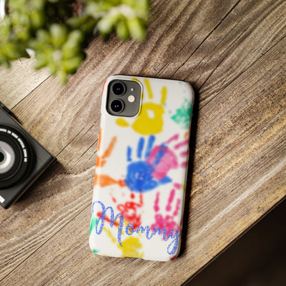 Slim Phone Case – Handprint Memories