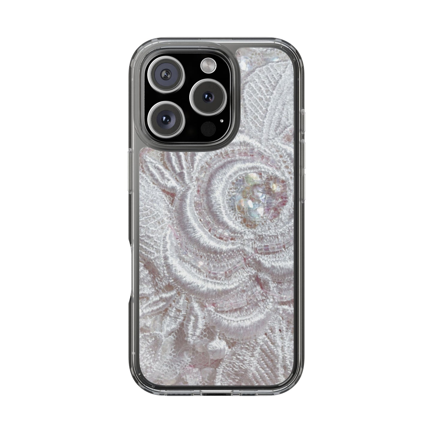 Clear Phone Case – Lace Veil
