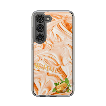 Clear Phone Case – Peach Sorbet