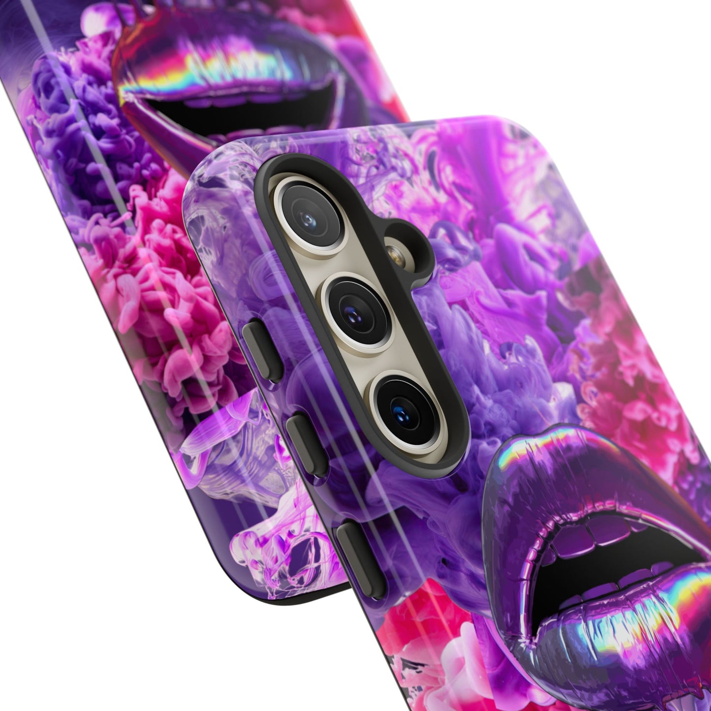 Protective Phone Case – Purple Haze Lips