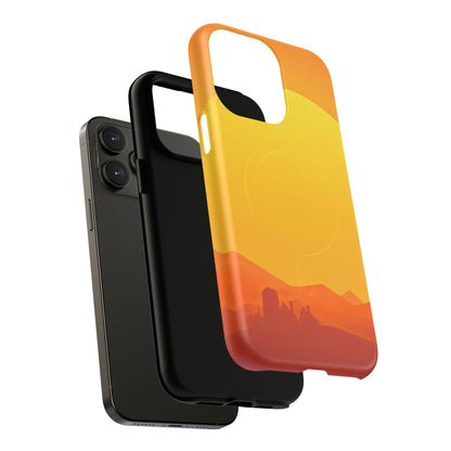 Protective Magnetic Phone Case — Desert Sunrise