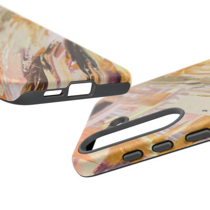 Protective Phone Case – Brush & Bronze