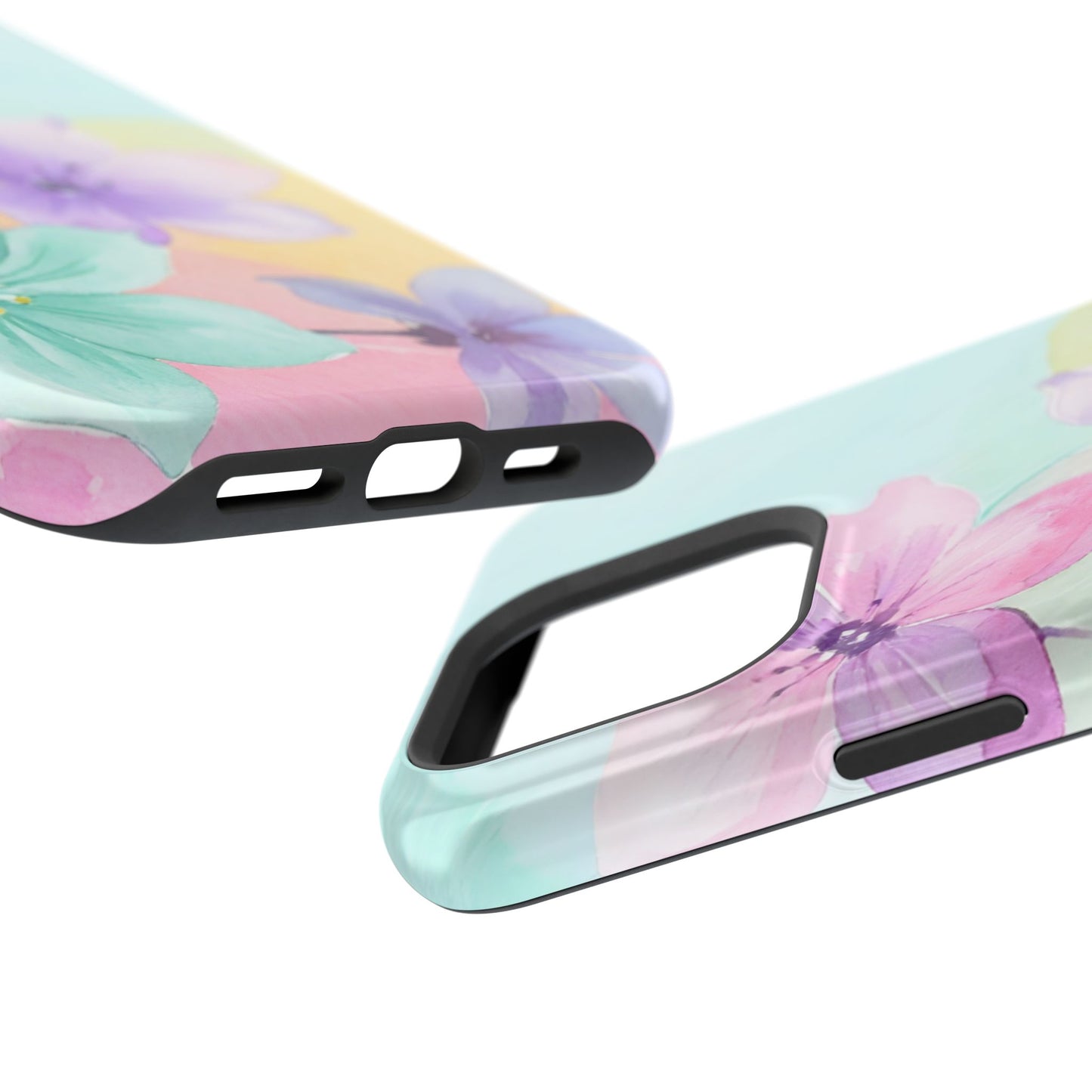 Impact-Resistant Phone Case – Water Petal