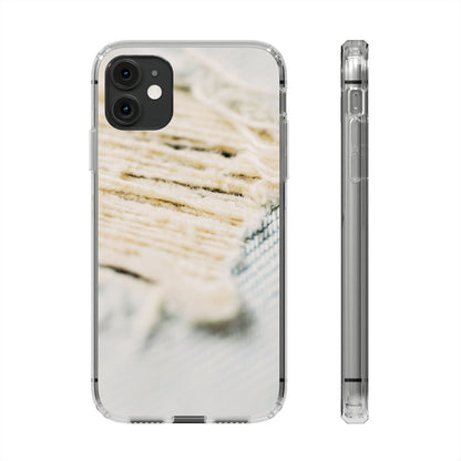 Clear Phone Case – Woven Warmth