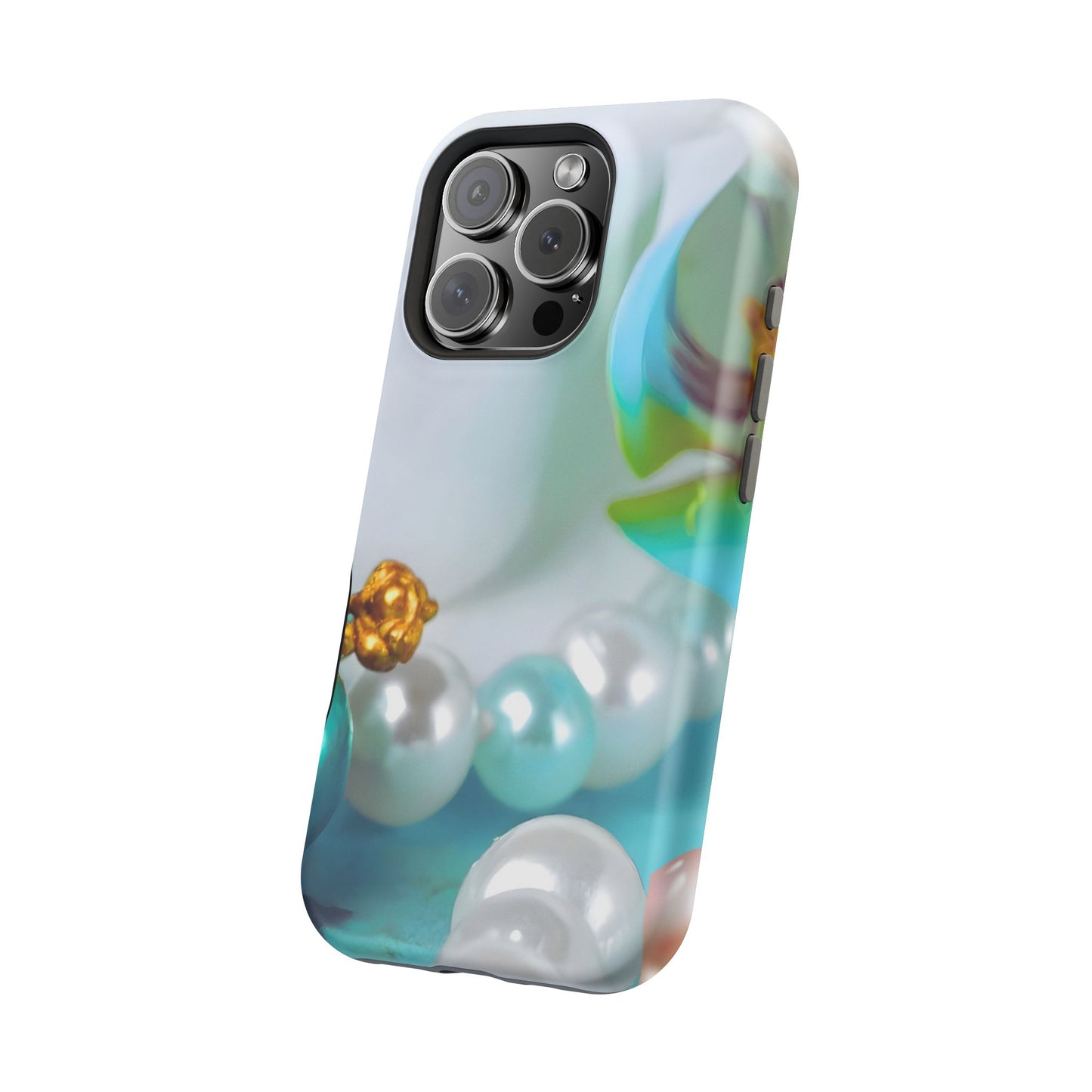 Wireless-Charging Compatible Case – Mermaid’s Pearl