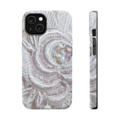 Wireless-Charging Compatible Case – Lace Veil