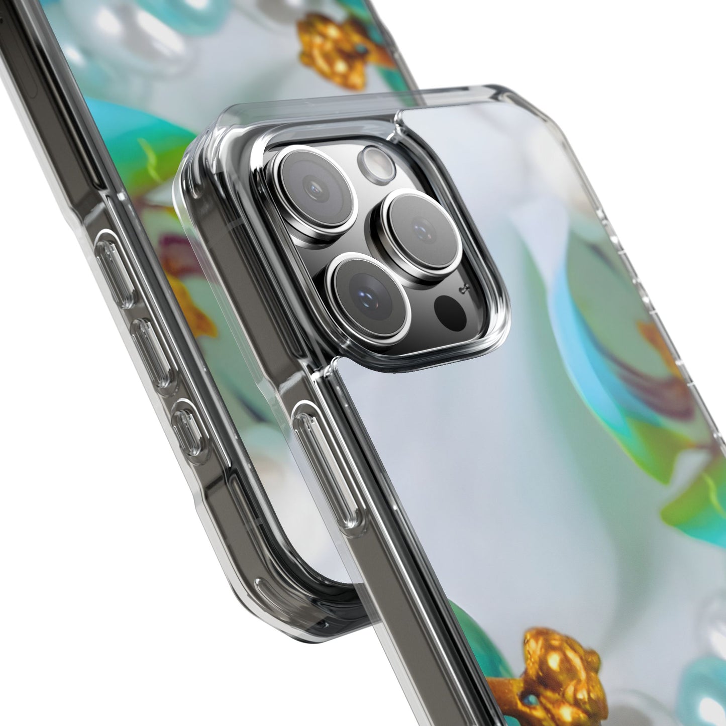Clear Magnetic Phone Case – Mermaid's Pearl
