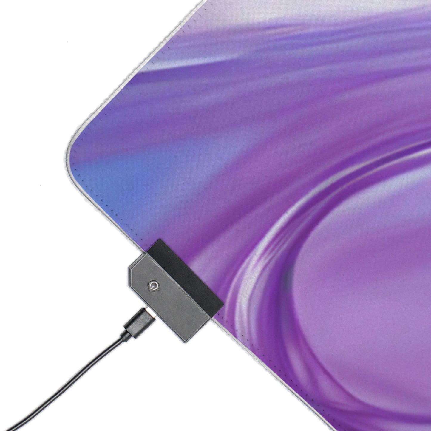 Gaming LED Desk Mat – Lavender Wave