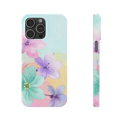 Slim Phone Case – Water Petal