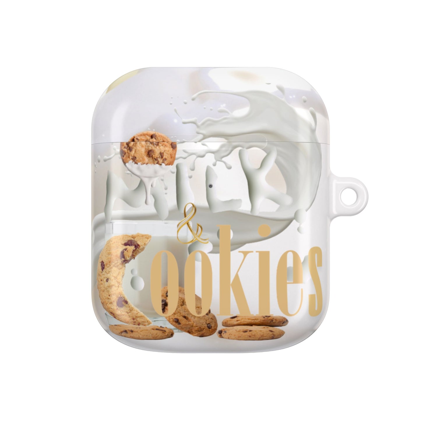Earbud Case Cover – Milk & Cookies
